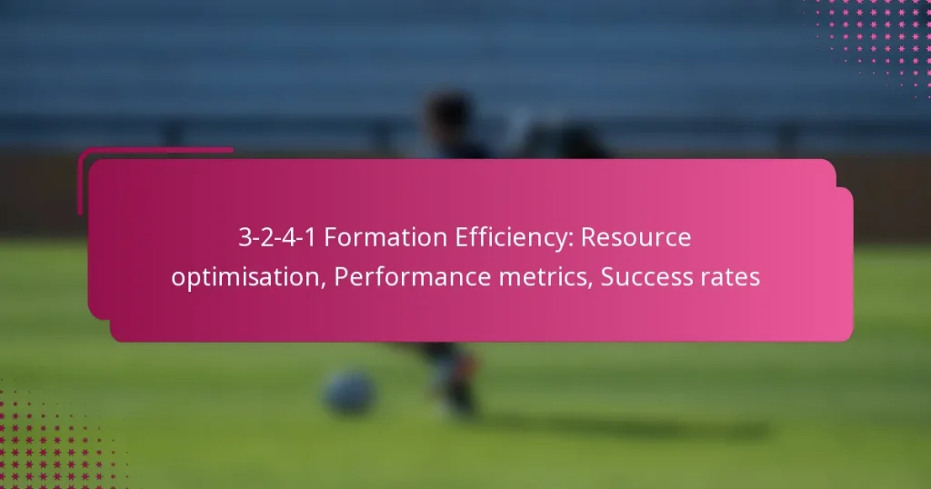 3-2-4-1 Formation Efficiency: Resource optimisation, Performance metrics, Success rates
