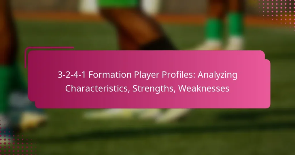3-2-4-1 Formation Player Profiles: Analyzing Characteristics, Strengths, Weaknesses