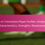 3-2-4-1 Formation Player Profiles: Analyzing Characteristics, Strengths, Weaknesses