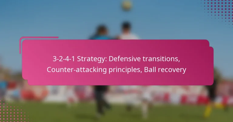 3-2-4-1 Strategy: Defensive transitions, Counter-attacking principles, Ball recovery