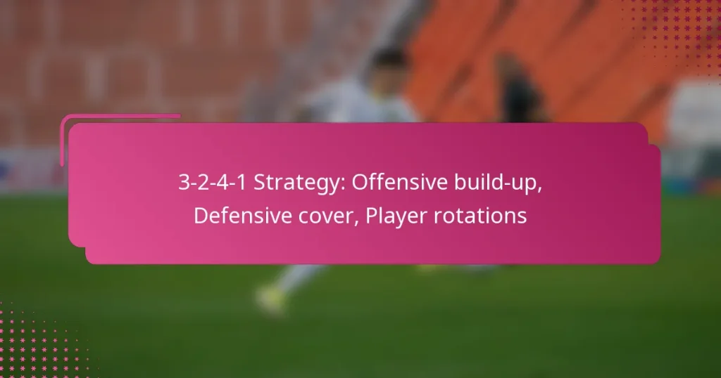 3-2-4-1 Strategy: Offensive build-up, Defensive cover, Player rotations
