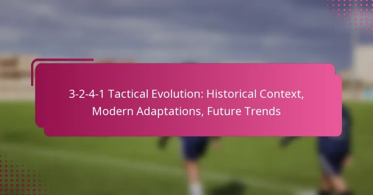 3-2-4-1 Tactical Evolution: Historical context, Modern adaptations, Future trends