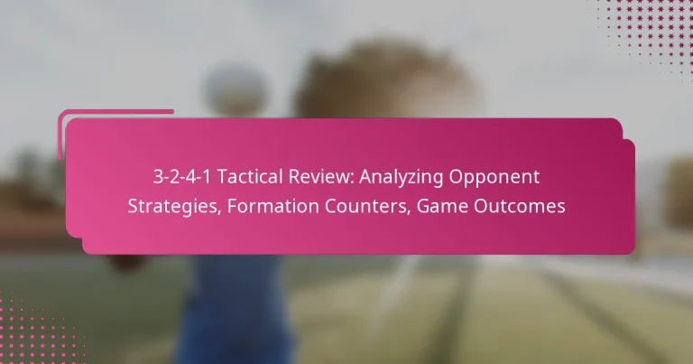3-2-4-1 Tactical Review: Analyzing Opponent Strategies, Formation Counters, Game Outcomes