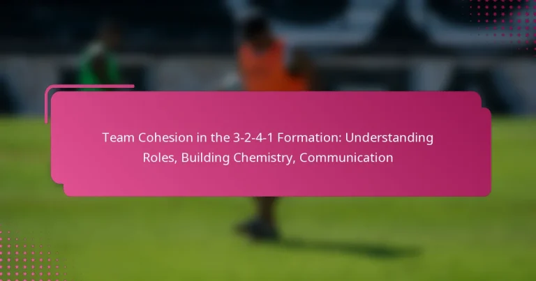 Team Cohesion in the 3-2-4-1 Formation: Understanding Roles, Building Chemistry, Communication