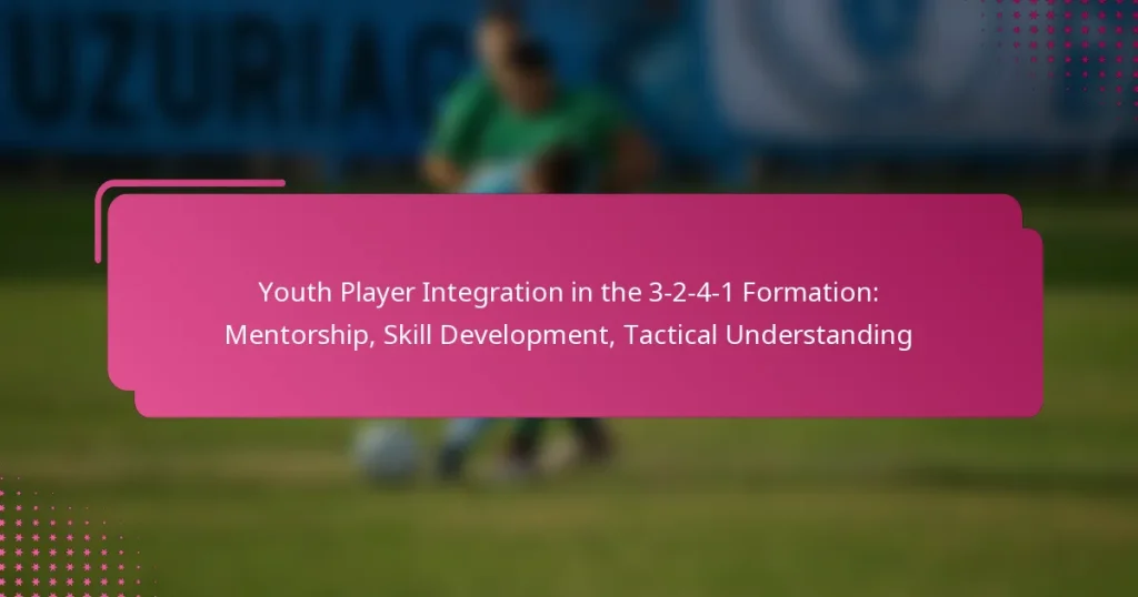 Youth Player Integration in the 3-2-4-1 Formation: Mentorship, Skill Development, Tactical Understanding