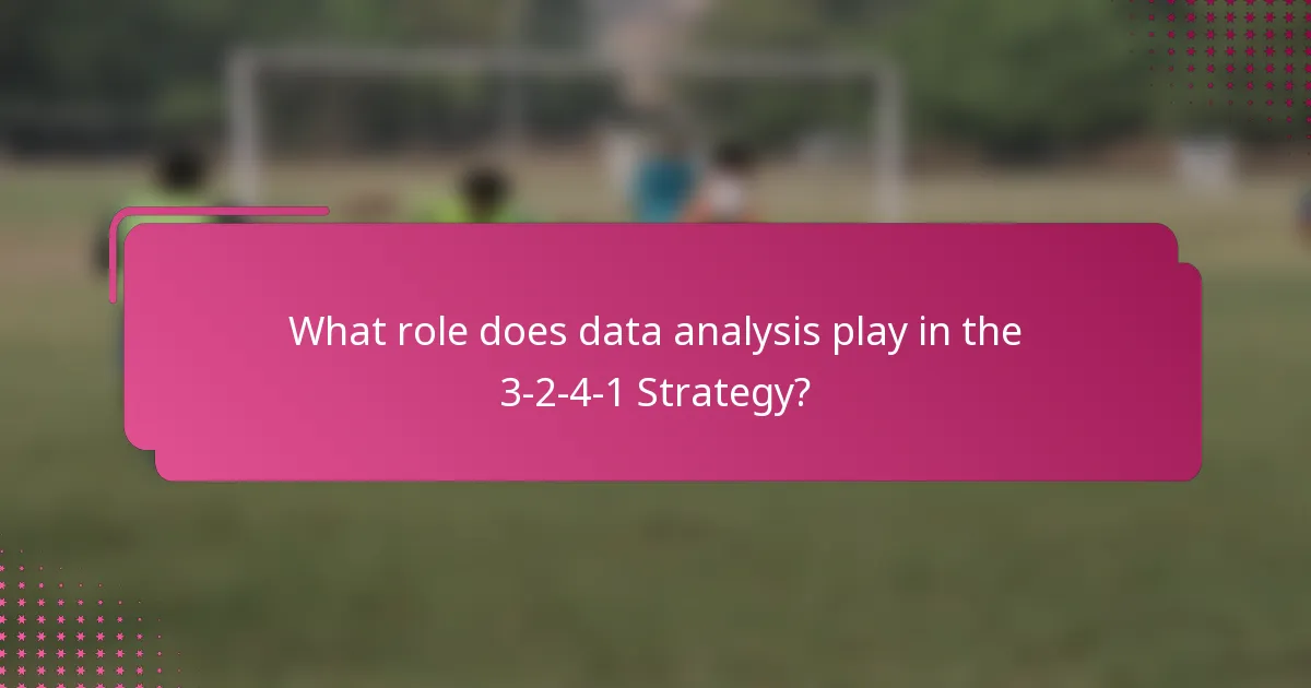 What role does data analysis play in the 3-2-4-1 Strategy?